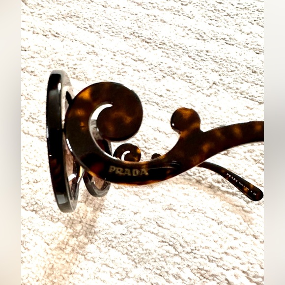 Prada Baroque Tortoise Sunglasses - Picture 10 of 14